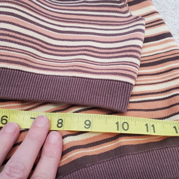 NAGNATA / S / NEW Women's Knit Yoni Shorts and Lucid Bra Top Set - Sahara Stripe - Picture 14 of 14